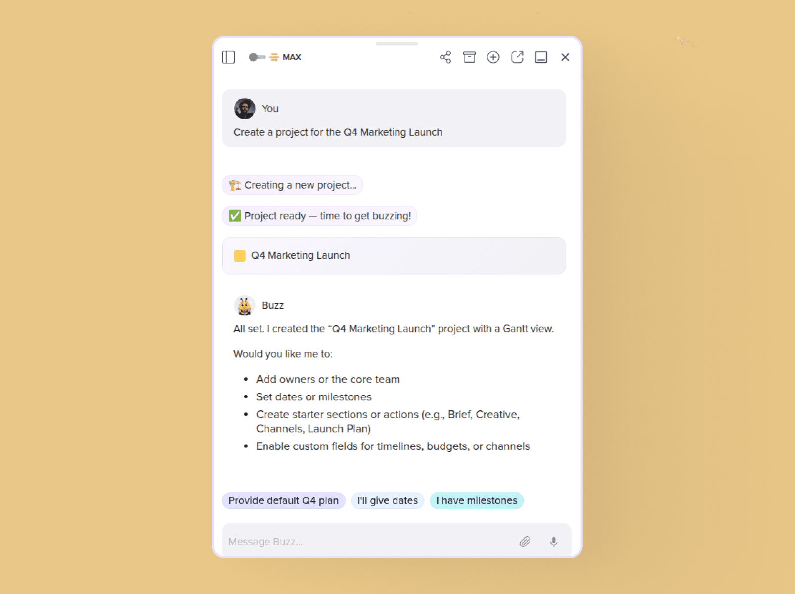 Buzz AI assistant