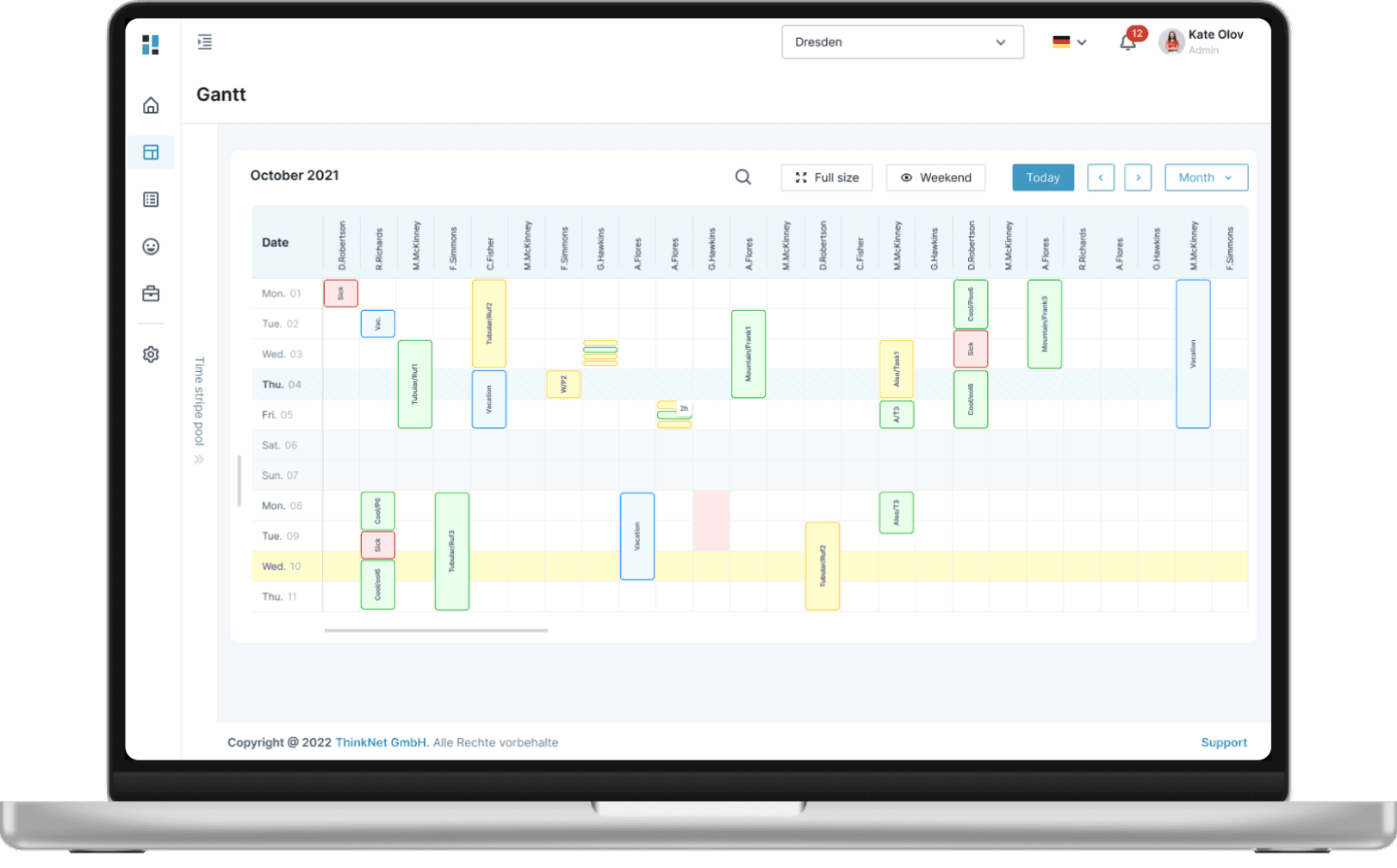 SaaS web app