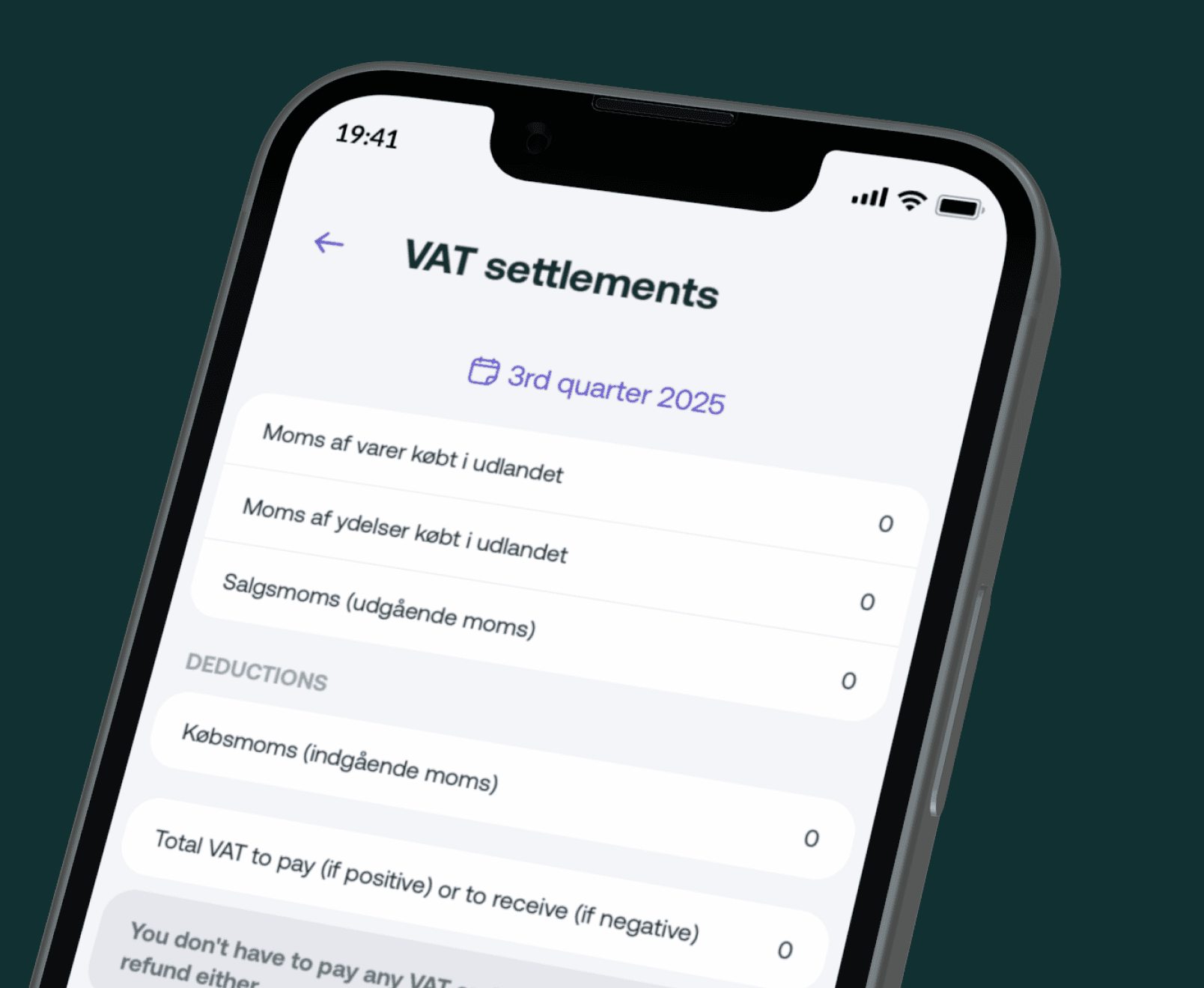 Accounting and VAT management